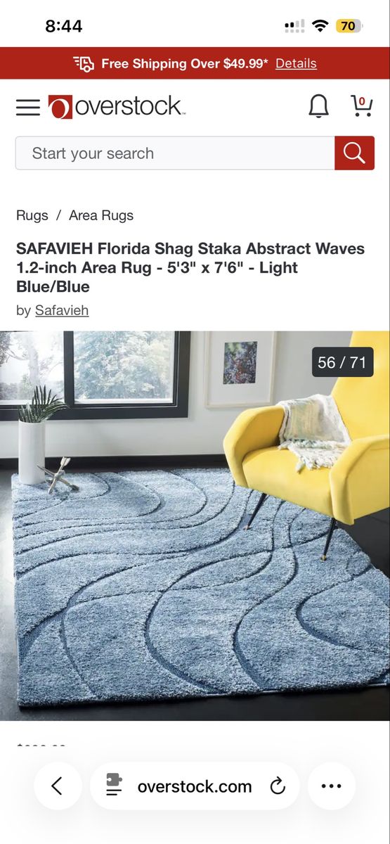 Brand new area rug 5 x 7