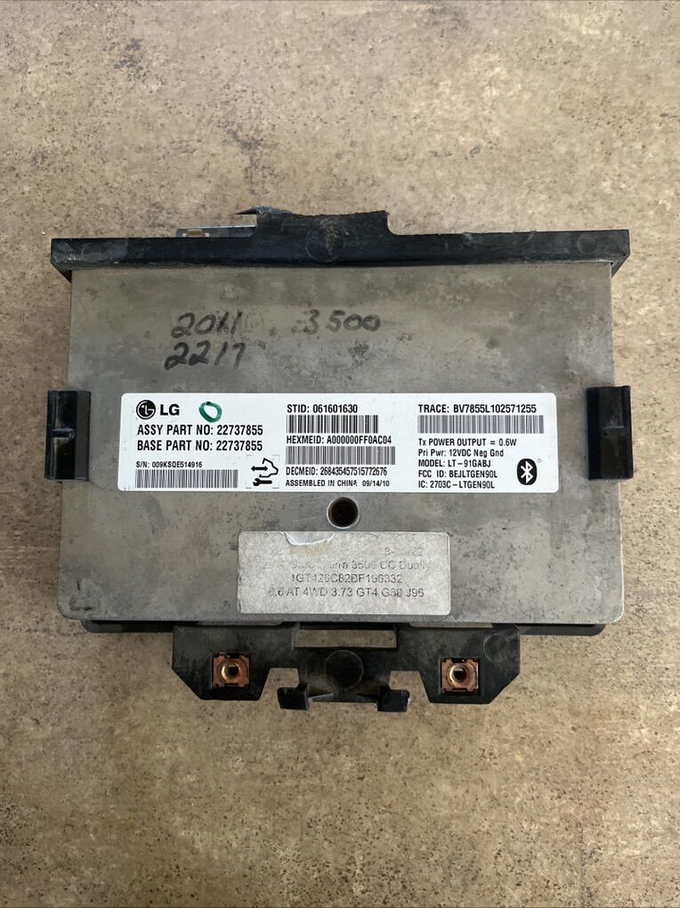 2011 GMC Sierra 1500 OEM OnStar Communication CCM
