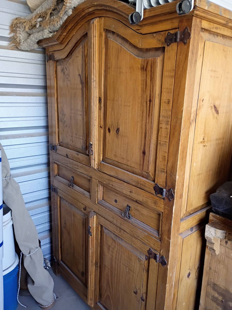 Armoire / Hutch with matching  table / trunk