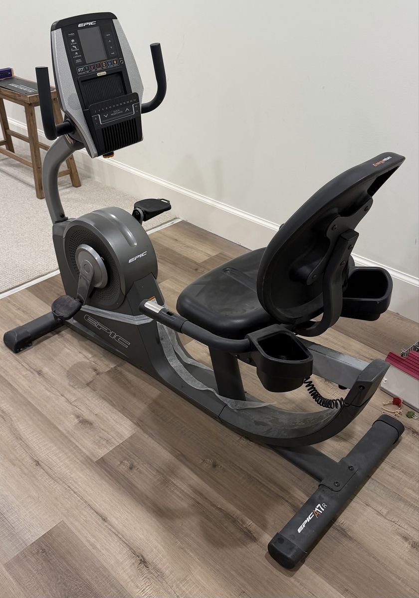 EPIC A17R Recumbent Exercise Bike - Energy Return, Digital Display, Comfortable Seat