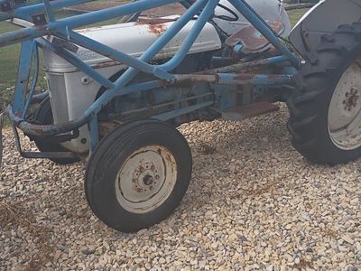 Ford Tractor with Loader & Back Blade - Utility Tractor