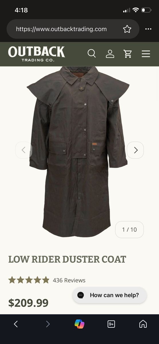 Outback Trading Co. Lowrider Duster