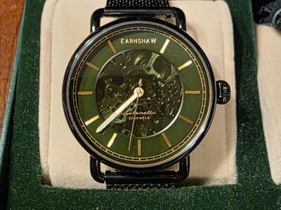 Men's Earnshaw Green Watch LE