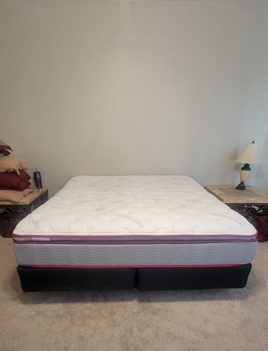 King mattress and boxsprings