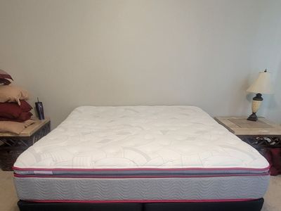 King mattress and boxsprings