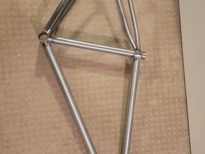 Chromoly 4140 Fat Tire Bike Frame and Fixture