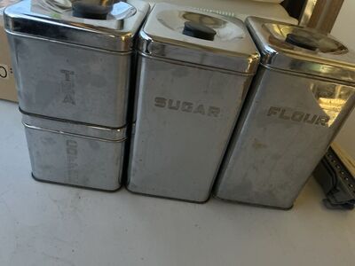 Vintage Lincoln Beautyware S/s Canister