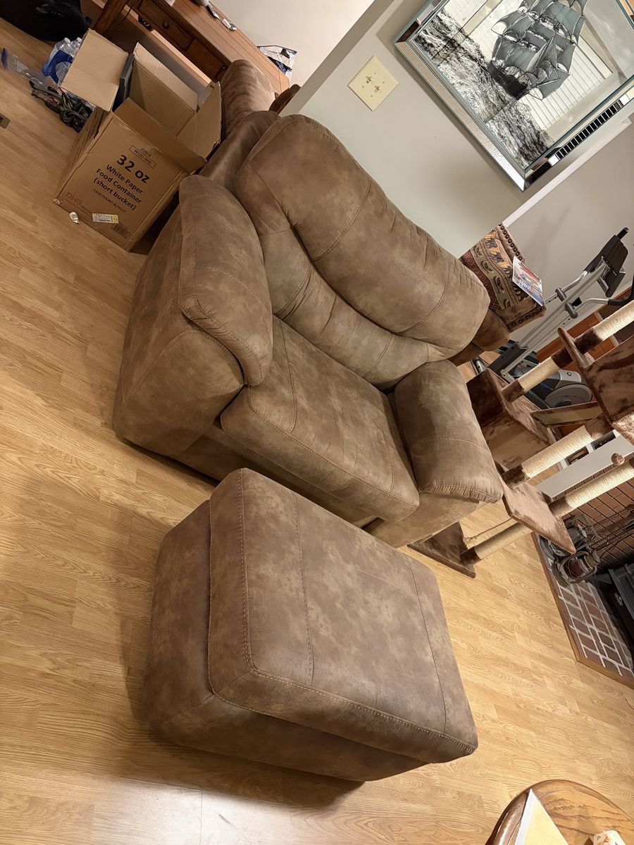 Chair and leg rest