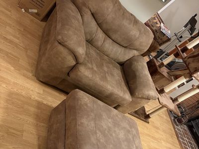 Chair and leg rest
