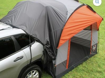 Rightline Gear SUV Tent -Car Back Shelter for Camping Road Trip 4 Person
