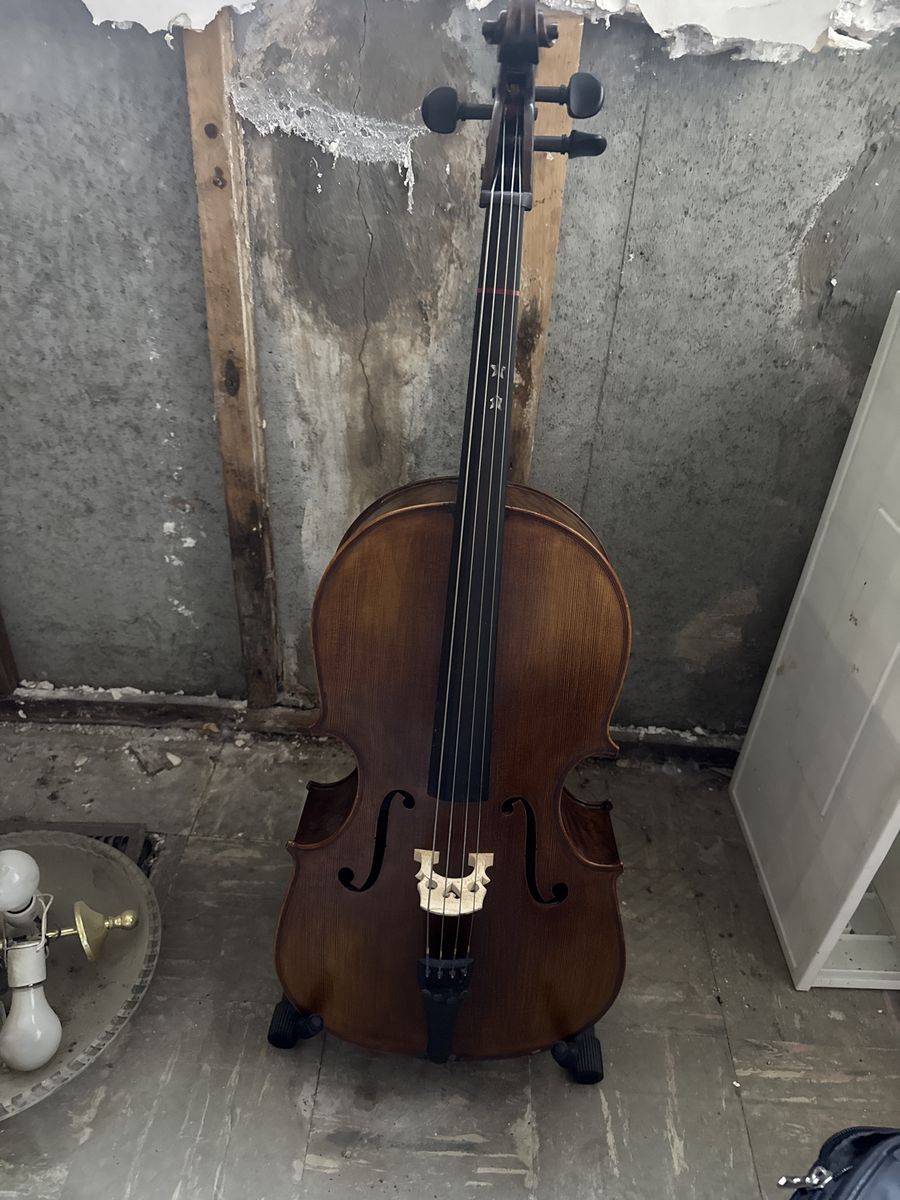 1/4 Cello, soft case, bow, stand