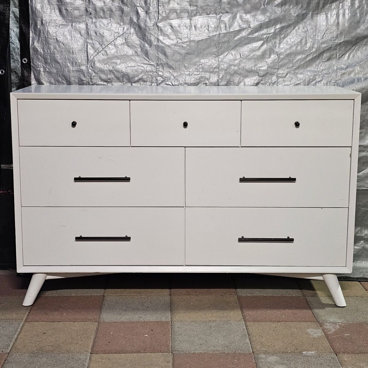 MCM Style 7 Drawer Dresser
