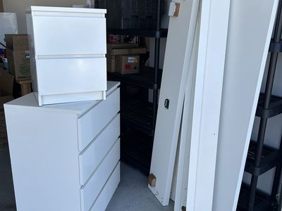 IKEA bed set white queen