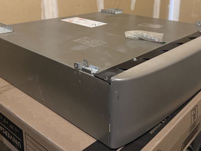 GE Laundry 7 RightHeight Riser Satin Nickel