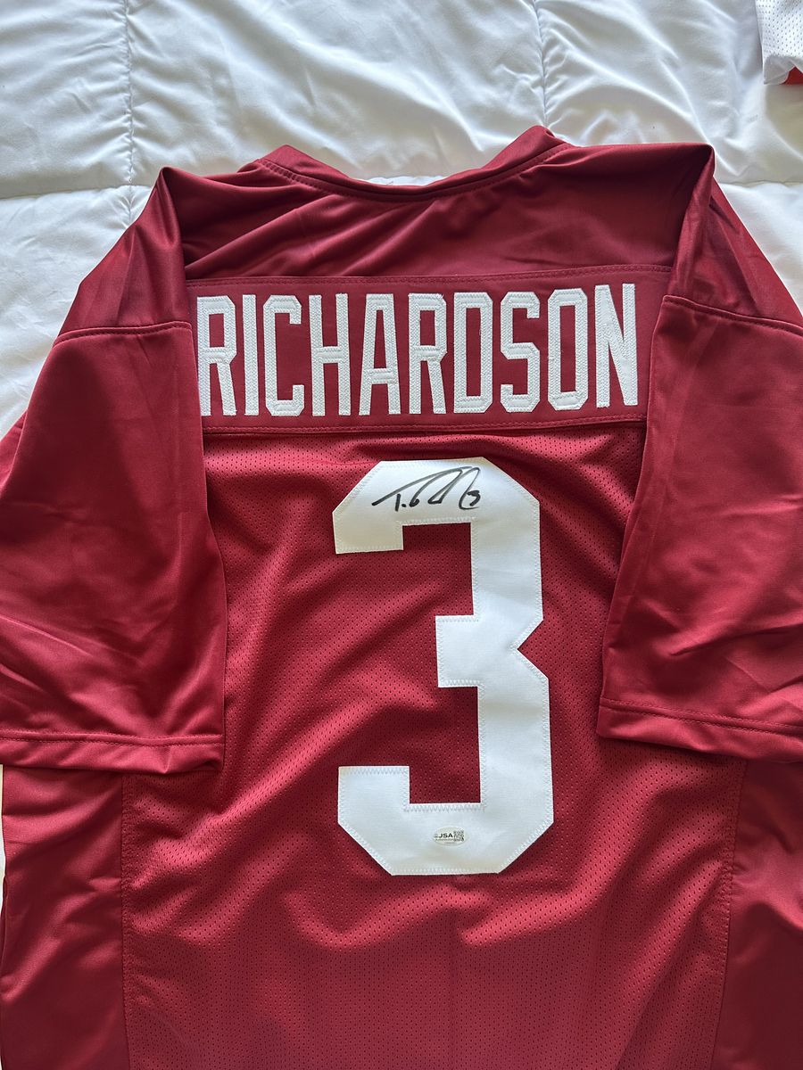 Trent Richardson Signed Alabama Crimson Tide Jersey – JSA Authenticated
