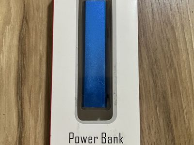 Power Bank External Power Tube for Digital Products Blue Portable Charger