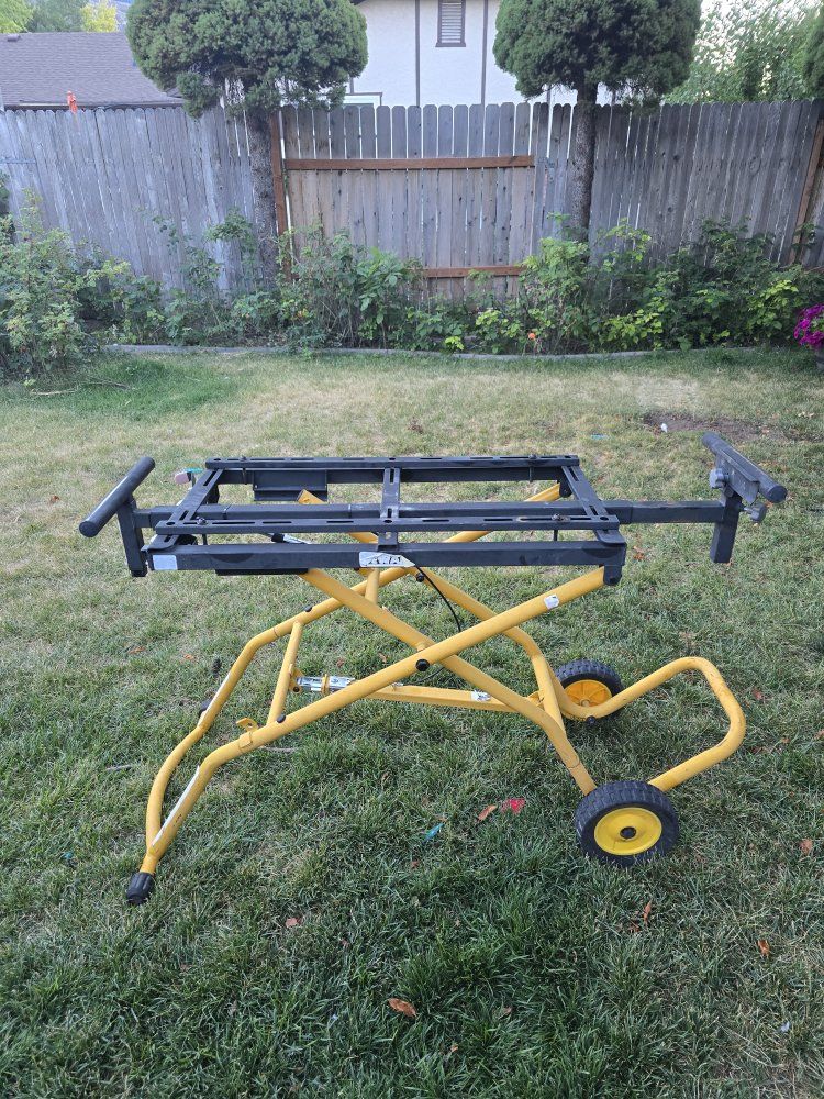 DEWALT Rolling Miter Saw Stand Heavy Duty Work Station with Wheels