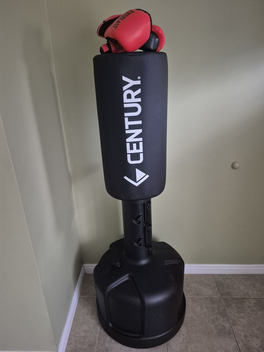 Punching bag/gloves
