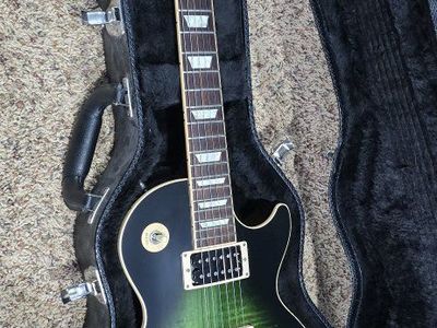 Gibson Les Paul Slash Anaconda Green Burst Electric Guitar w/ Hard Case - 2017 Model