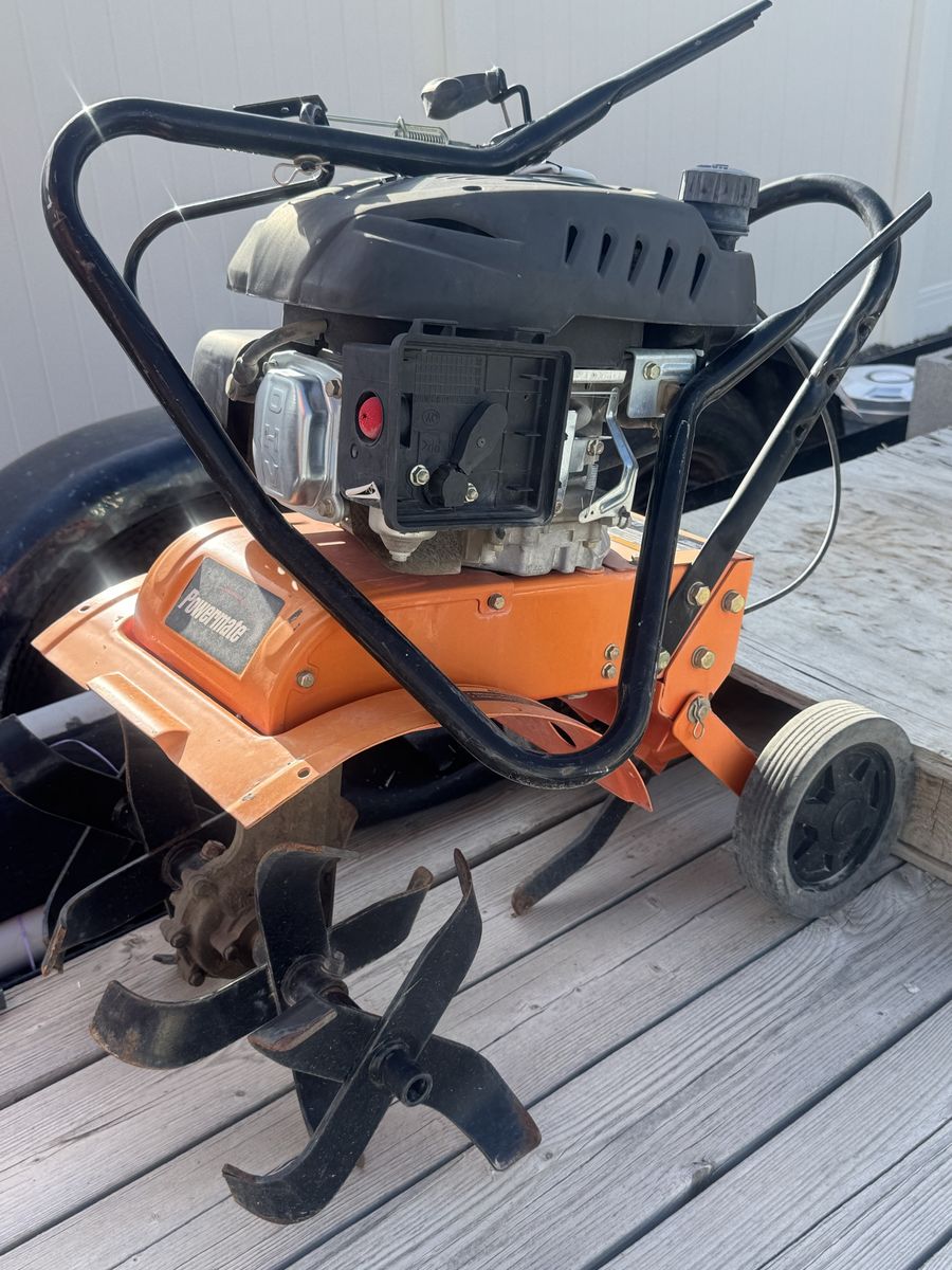 Non working - Powermate Compact Gas-Powered Tiller/Cultivator for Garden & Yard Work