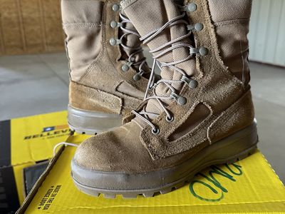 Womens Tan Combat Boots belleville Size 6