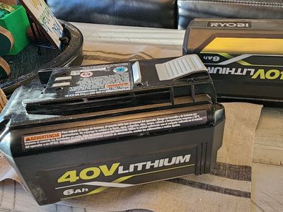 Ryobi 40v 6ah batteries