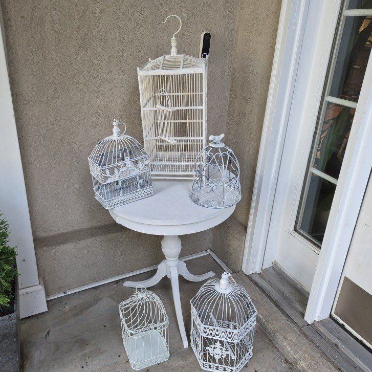 Bird Cages - Set of 5 Assorted Sizes
