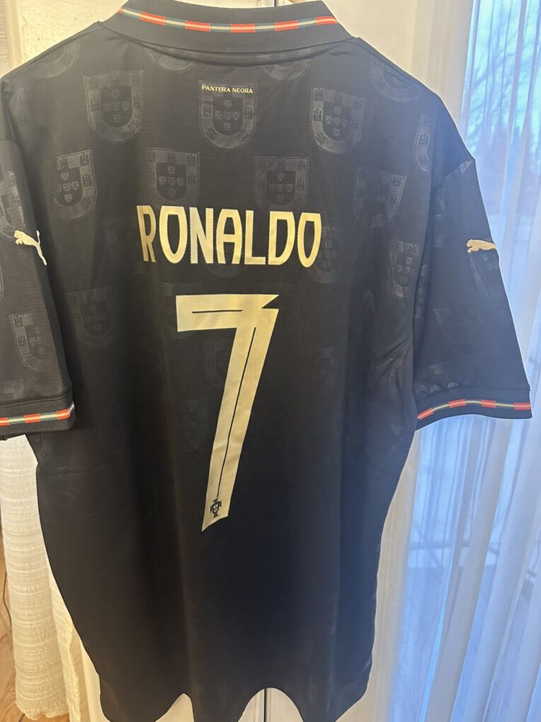 Ronaldo #7 PortuGal soccer Jersey SpecIal BlacK