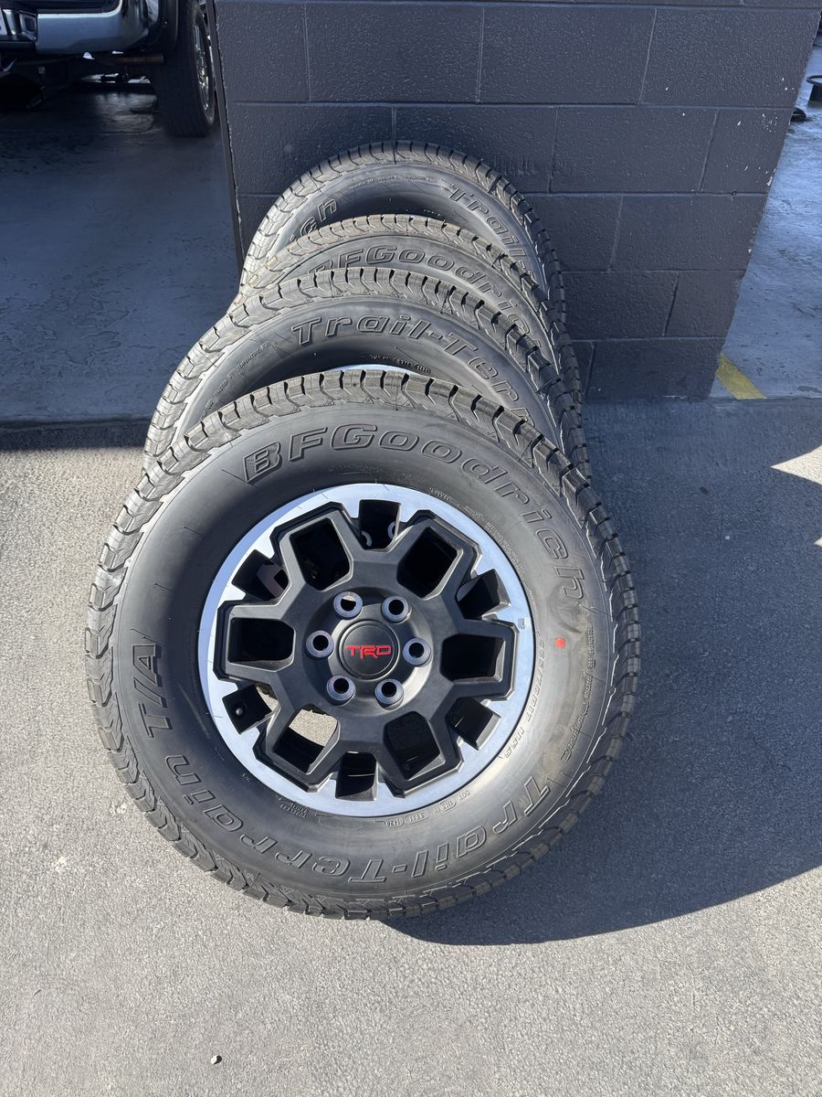 2026 Toyota Tacoma TRD wheels and tires BRAND NEW