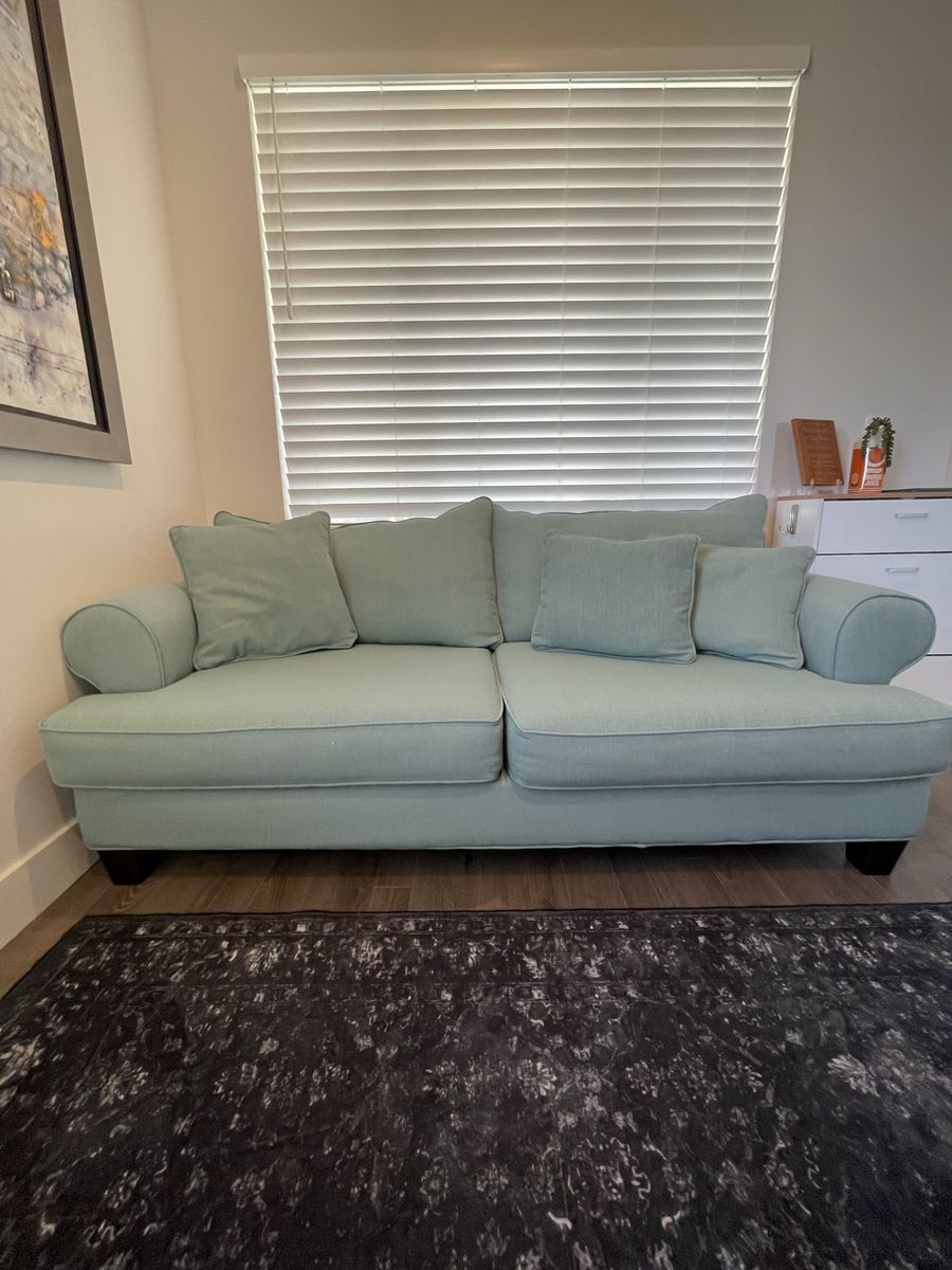 Teal Sofa