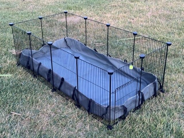 Portable Small Animal Playpen with Waterproof Liner