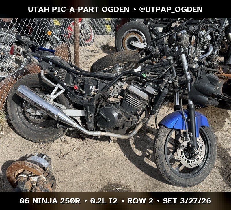 2006 Kawasaki Ninja 250R Parts - UTPAP Ogden