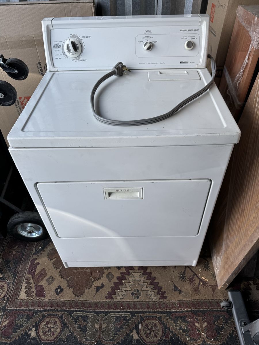 Kenmore 80 Series Heavy Duty Super Capacity Plus Electric Dryer - White