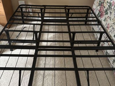 Pristine Full size mattress and metal frame