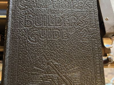 Audels Vintage Carpenters-Builders Guide