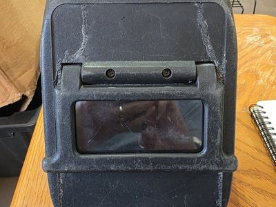 K-T Industries 4-1002 2 x 4-1/4 Inch Flip Front Black Welding Helmet
