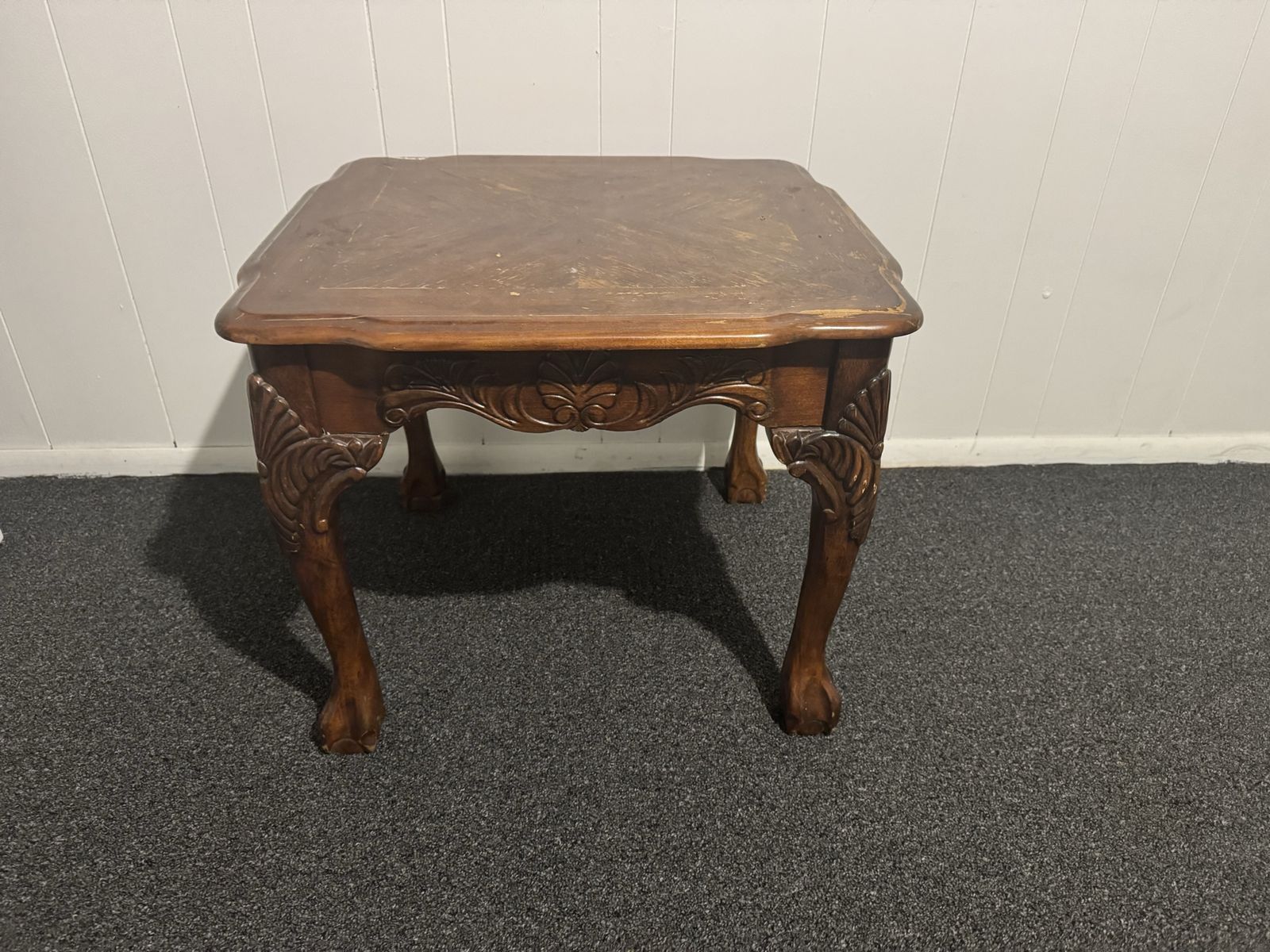 Vintage French-Style wooden side table