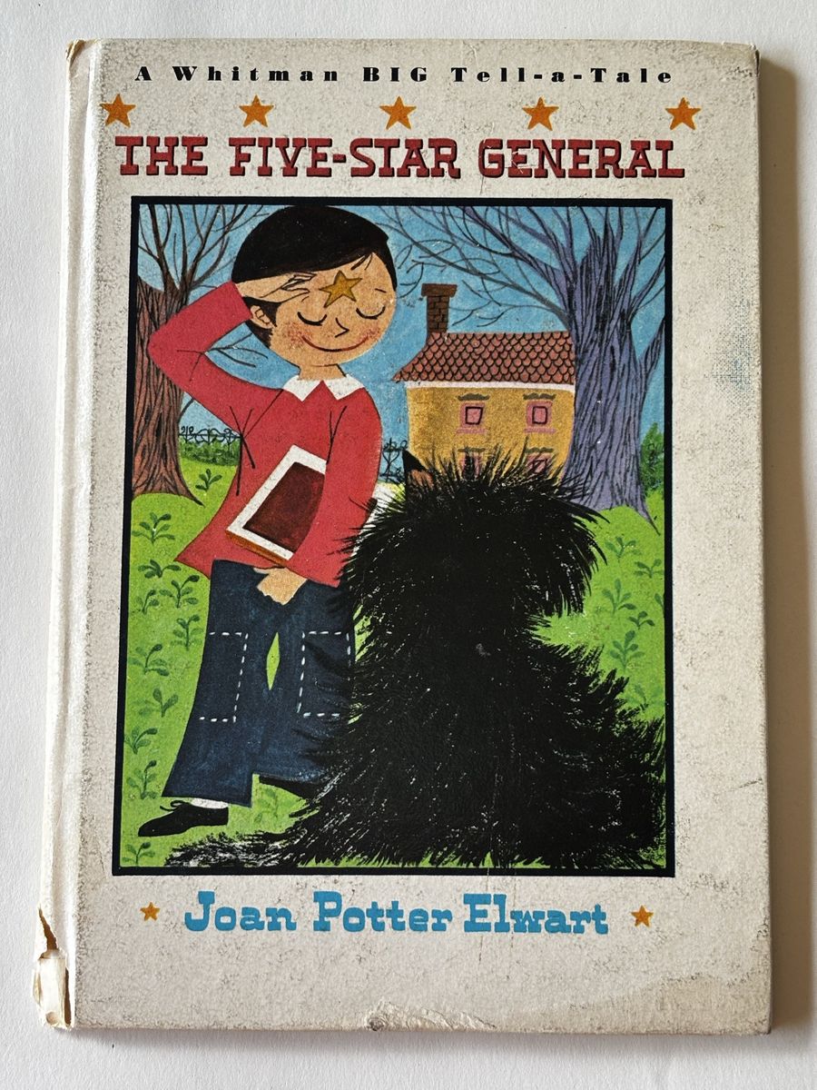 The Five-Star General A Whitman BIG Tell-a-Tale Book by Joan Potter Elwart Vintage Children's