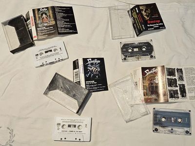 Vintage SAVATAGE Cassette Lot - 80s Heavy Metal Classics (Combat/Atlantic)