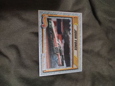 1992 Hot Wheels John Force Collector Card #3 - Castrol GTX Funny Car, 'Millionaire Edition'