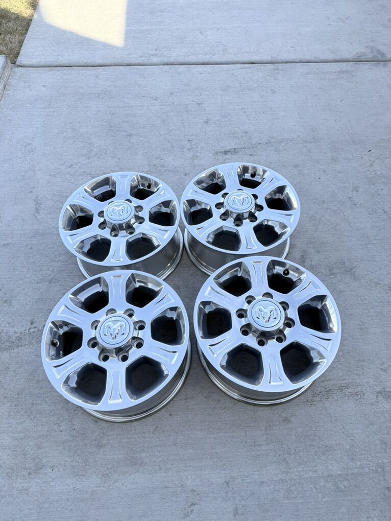 Dodge Ram 3500 Rims 18” Almost new