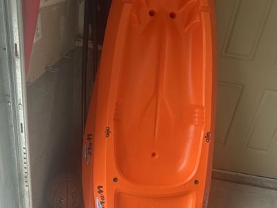 Lifetime Wave Orange 6ft Sit-on-Top Kids Kayak - Max 1 Person 130 lbs