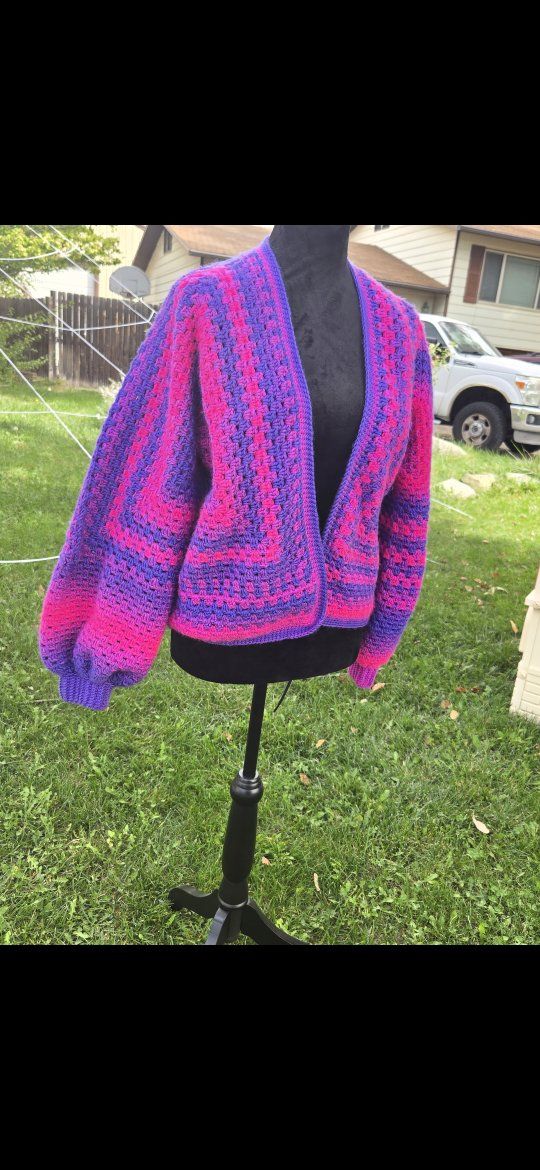 crochet cardigan
