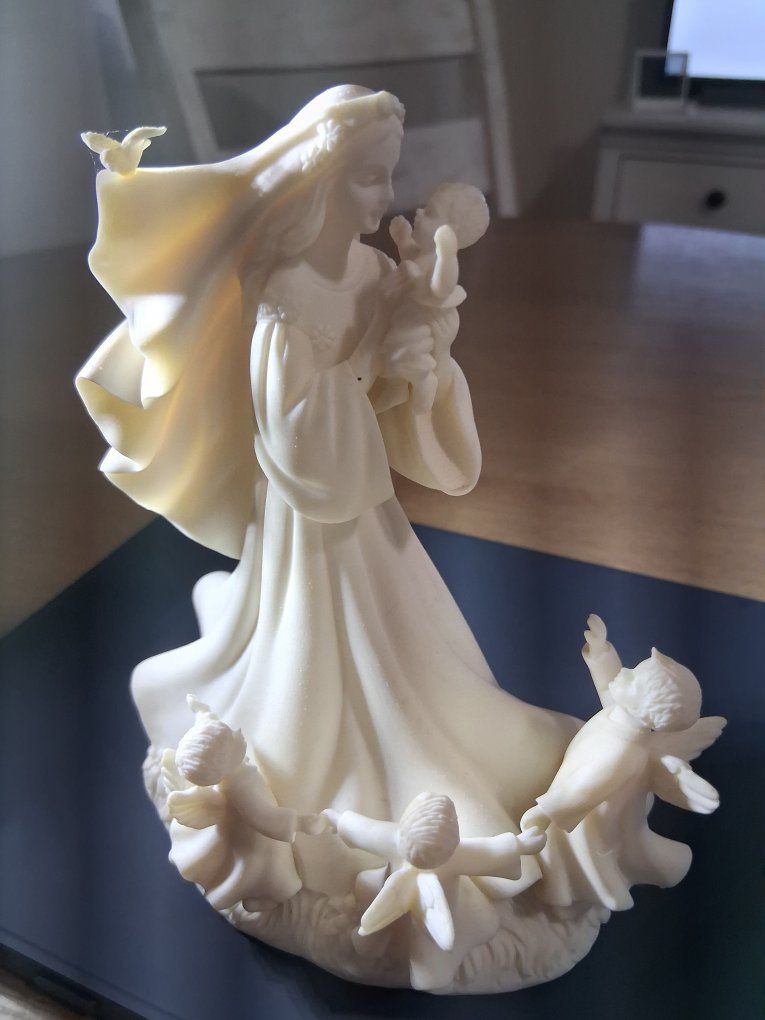 Roman Millennium "Joyful Promise" Madonna & Child w/ Cherubs Figurine, 1998, #22/155