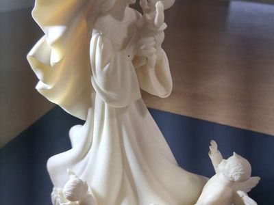 Roman Millennium "Joyful Promise" Madonna & Child w/ Cherubs Figurine, 1998, #22/155