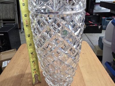 Genuine Irish Galway Lead Crystal vase