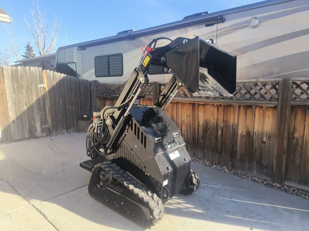 Brand new mini skid steers and mini excavators