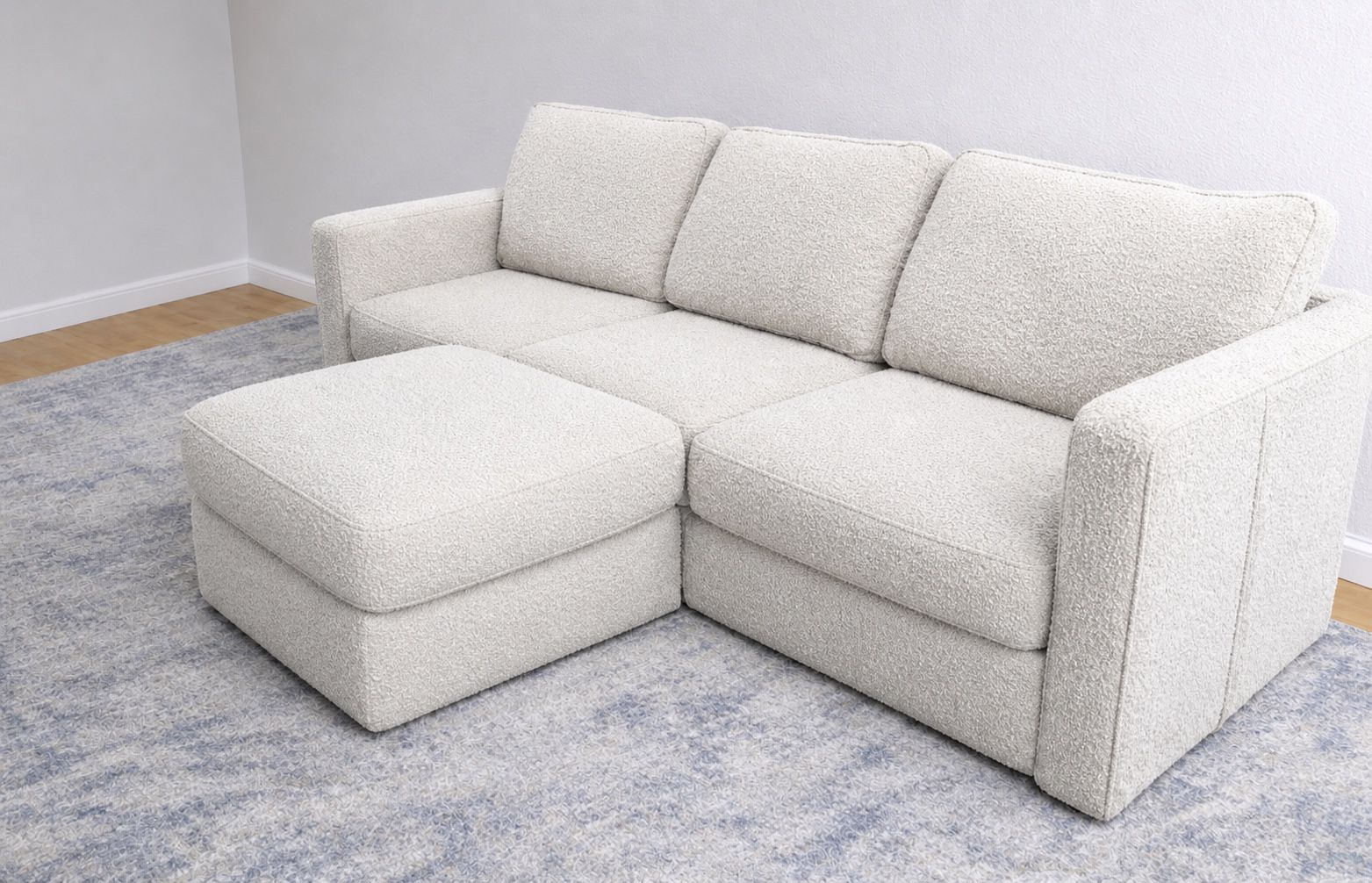 LoveSac Sactional in Cloud Bouclé