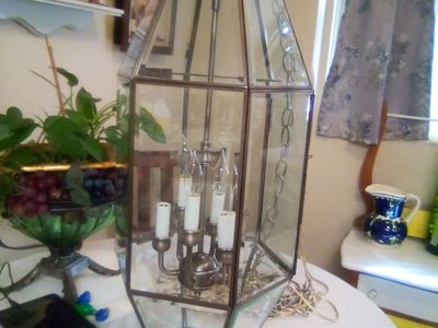 Vintage lantern style chandelier