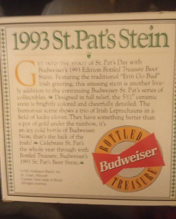 1993 St. Pats Stein
